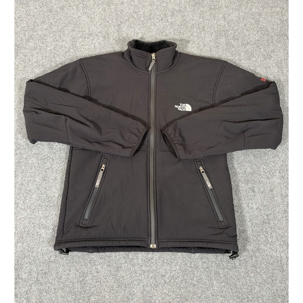The North Face Summit Series Windblock Jacket Men Small Black Fleece Made in USA
